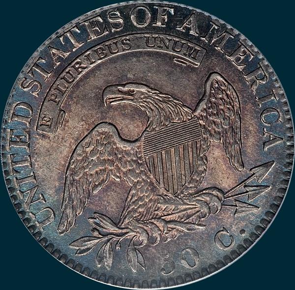 1822, O-109, Capped Bust, Half Dollar