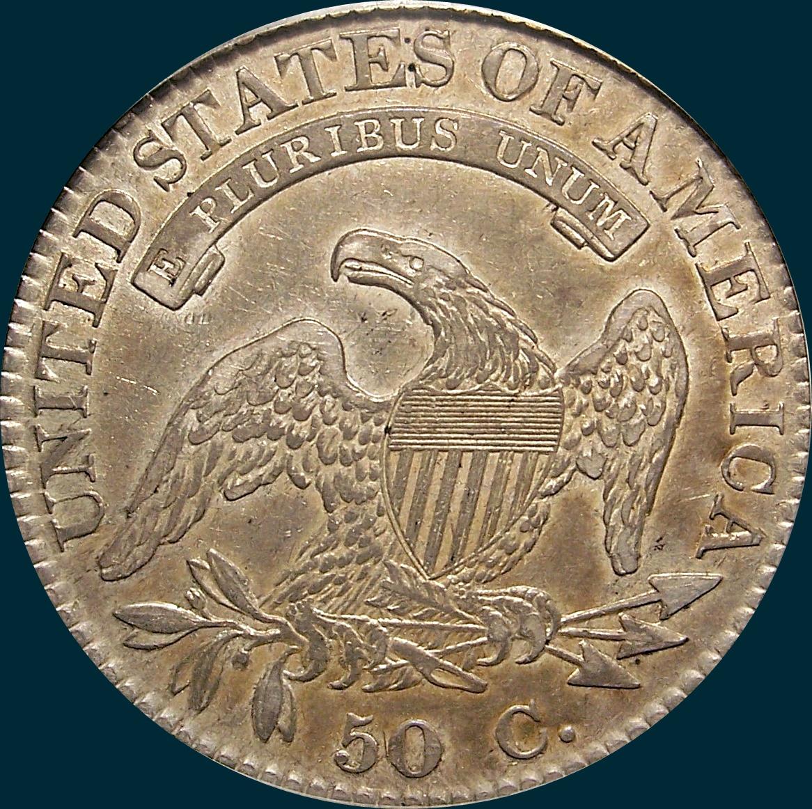 1822, O-110, Capped Bust, Half Dollar