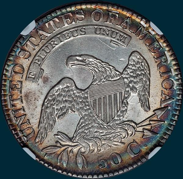 1826, O-112, Intermediate Die State, Capped Bust, Half Dollar