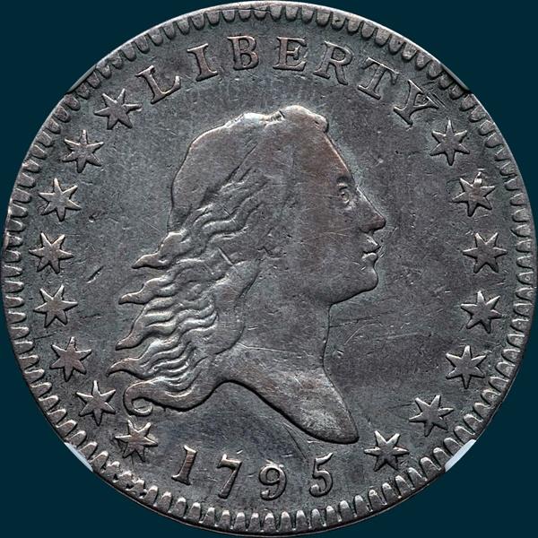 1795, O-108, Flowing Hair, Half Dollar