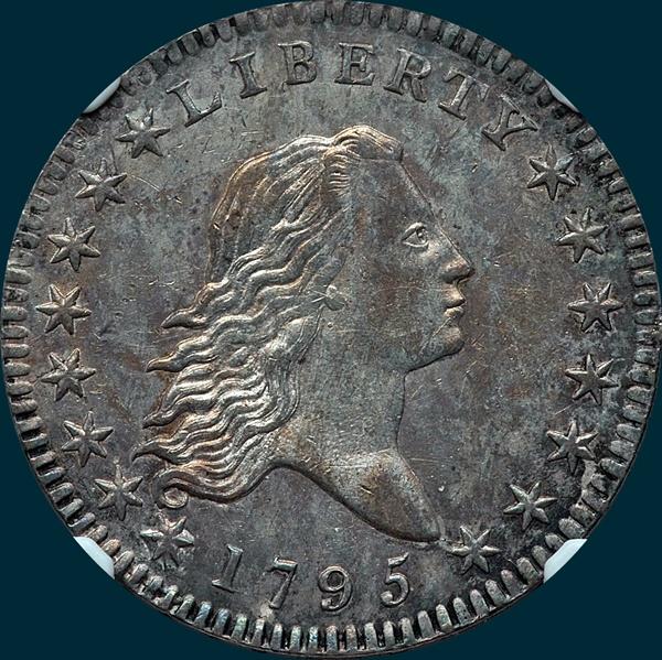 1795, O-108a,  Flowing Hair, Half Dollar