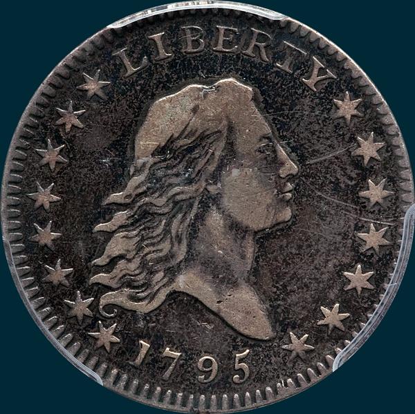 1795, O-106, Flowing Hair, Half Dollar