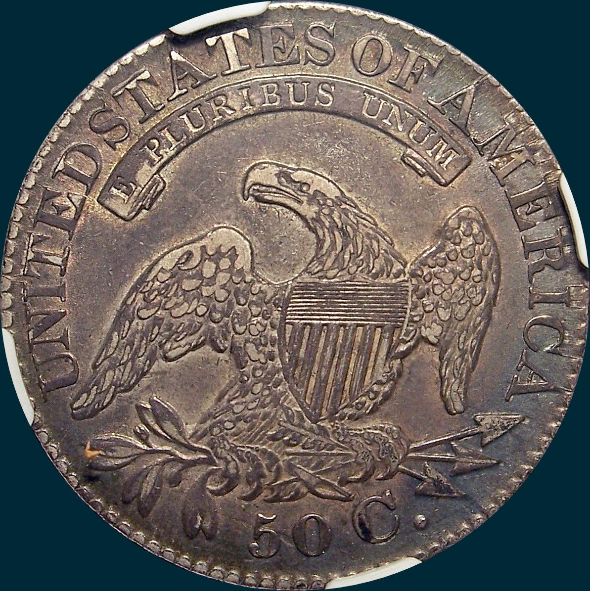 1829, O-110a, Large Letters, Capped Bust, Half Dollar