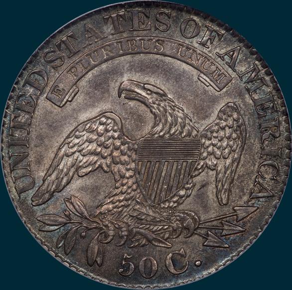 1828 O-121, large 8's large letters, capped bust half dollar