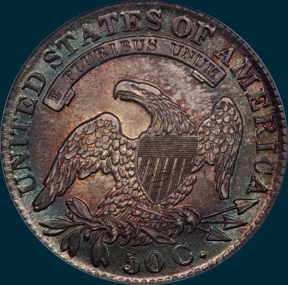 1831, O-107, Capped Bust, Half Dollar