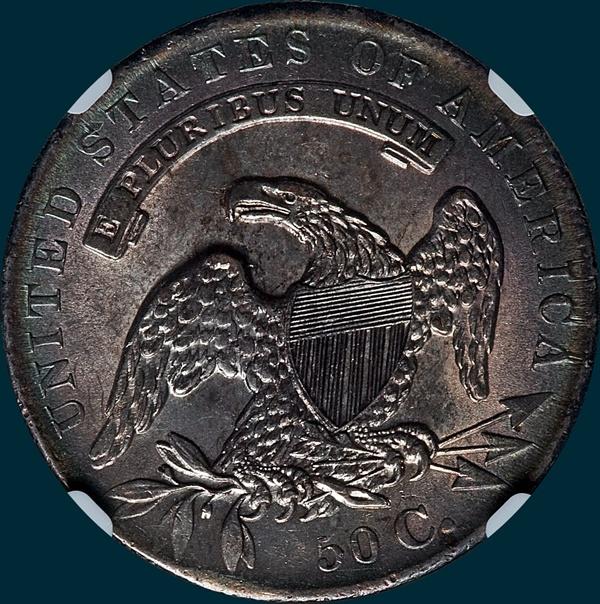 1834, O-115a, Small Date, Small Letters, Capped Bust, Half Dollar