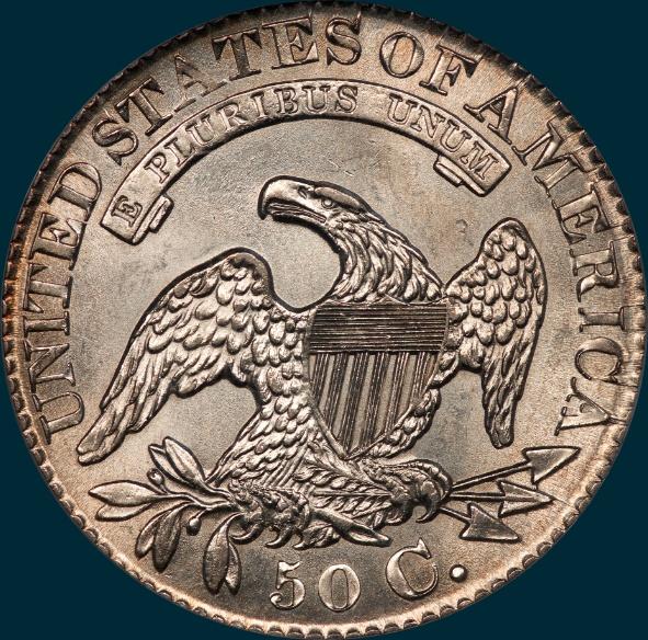 1828, O-112, Square Base 2, Small 8's, Large Letters, Capped Bust, Half Dollar