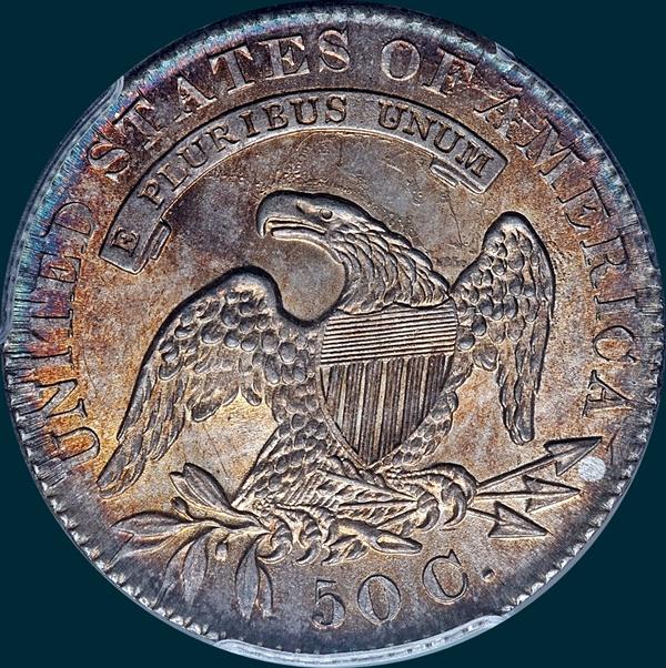 1830, O-110, Small 0, Capped Bust Half Dollar