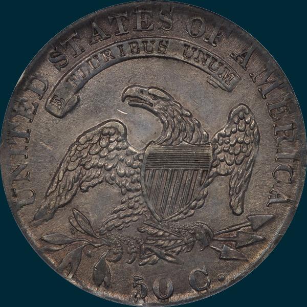 1832, O-120a, Small Letters, Capped Bust, Half Dollar