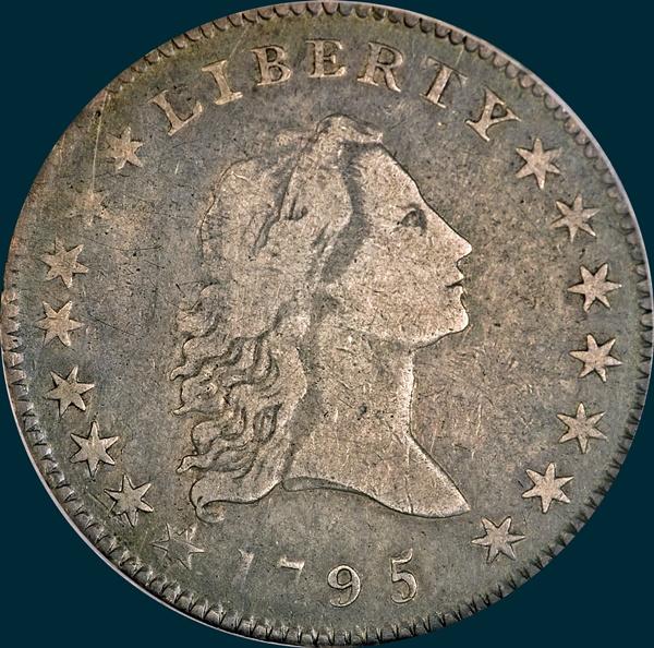 1795, O-127,  Flowing Hair, Half Dollar