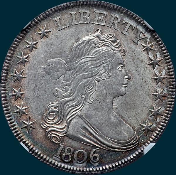1806, O-119, Draped Bust, Half Dollar