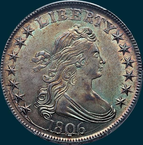 1806, O-116, Draped Bust, Half Dollar