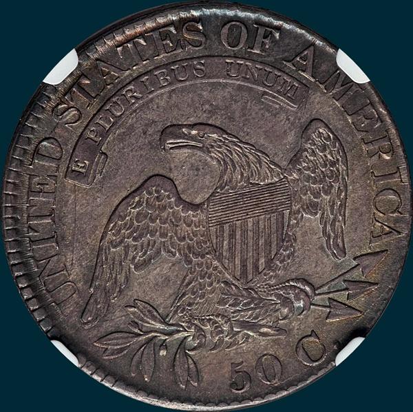 1826, O-104a, Capped Bust, Half Dollar