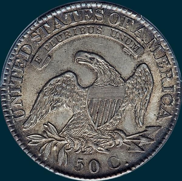1826, O-108a, Capped Bust, Half Dollar