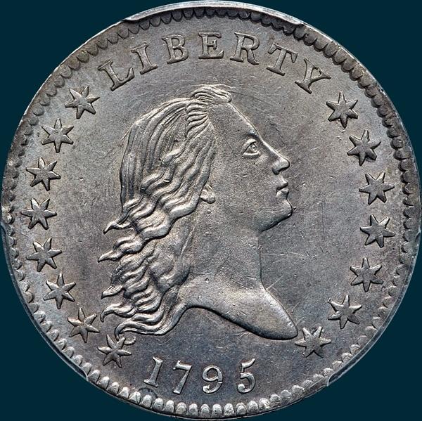 1795, O-130, Flowing Hair, Half Dollar