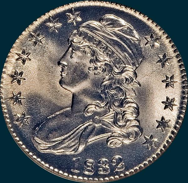 1832 O-113 capped bust half dollar