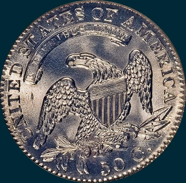 1832 O-113 capped bust half dollar