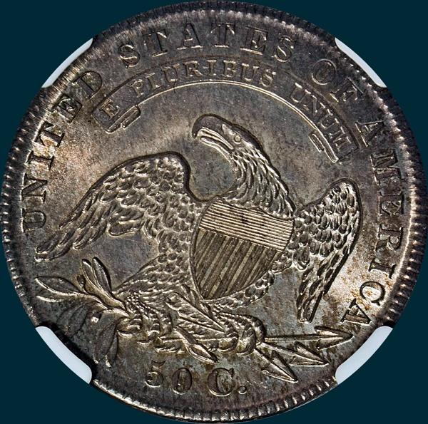 1836, O-113a, Capped Bust, Half Dollar