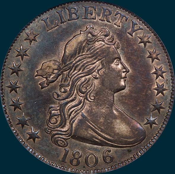 1806, O-106, Draped Bust, Half Dollar, Small Stars