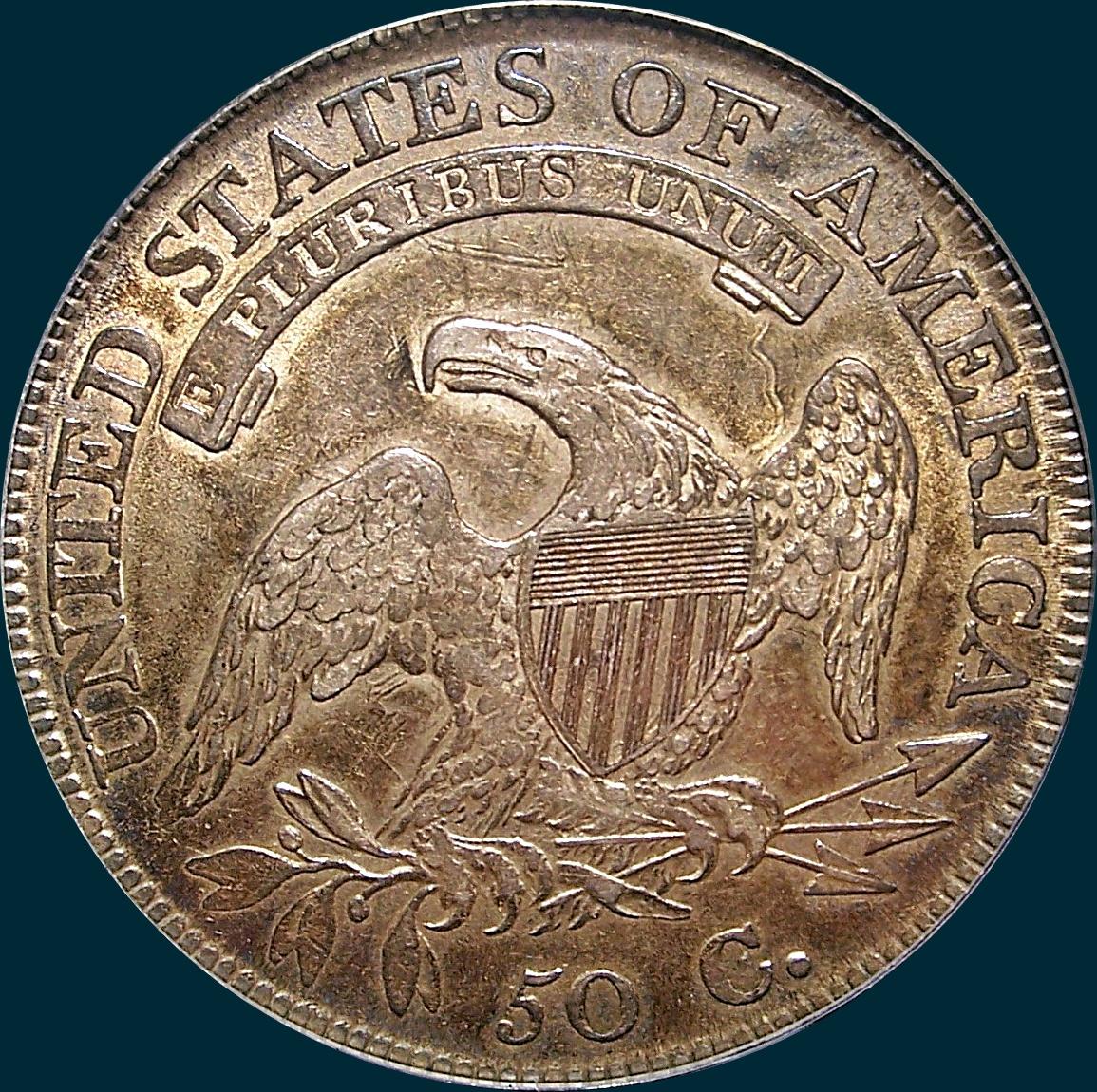 1811 o-111, small 8, capped bust half dollar