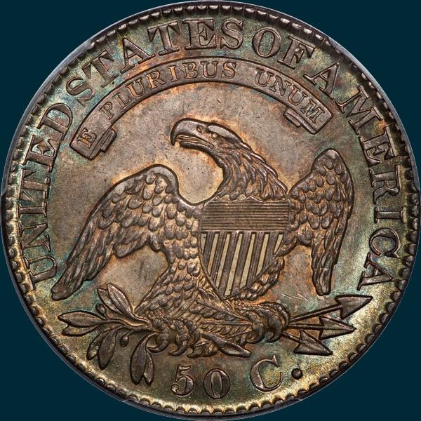 1828, O-101, Curl Base 2, No Knob, Capped Bust, Half Dollar