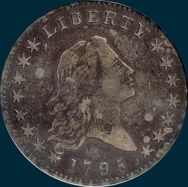 1795, O-114, Flowing Hair, Half Dollar