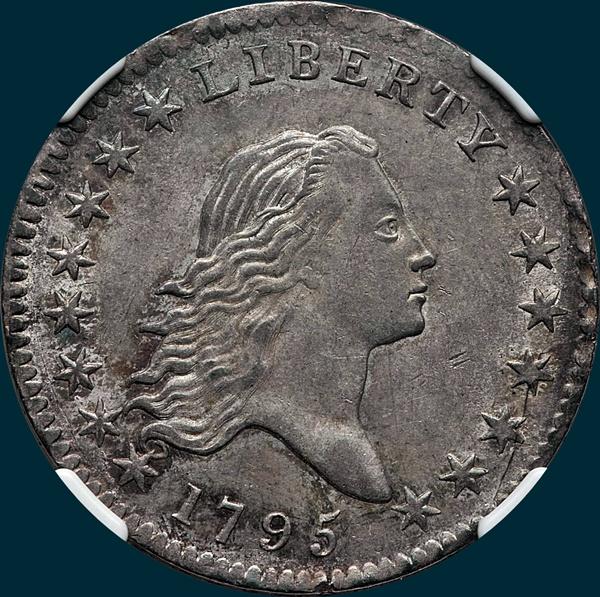 1795, O-115,  Flowing Hair, Half Dollar