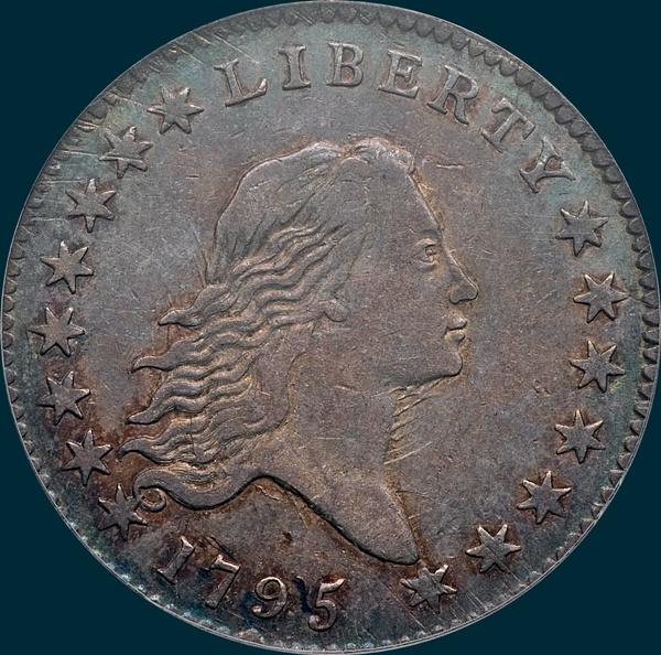 1795, O-122, Flowing Hair, Half Dollar