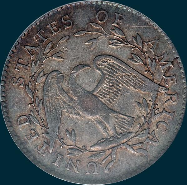 1795, O-122, Flowing Hair, Half Dollar