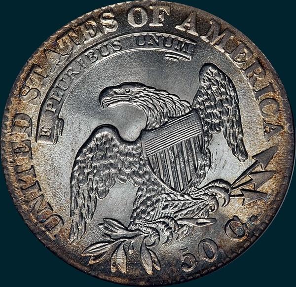 1832, O-108a, Small Letters, Capped Bust, Half Dollar