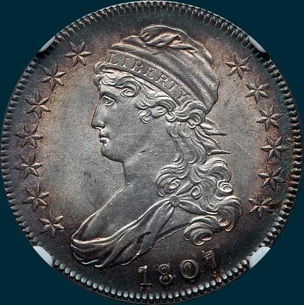 1807, O-114, Capped Bust, Half Dollar