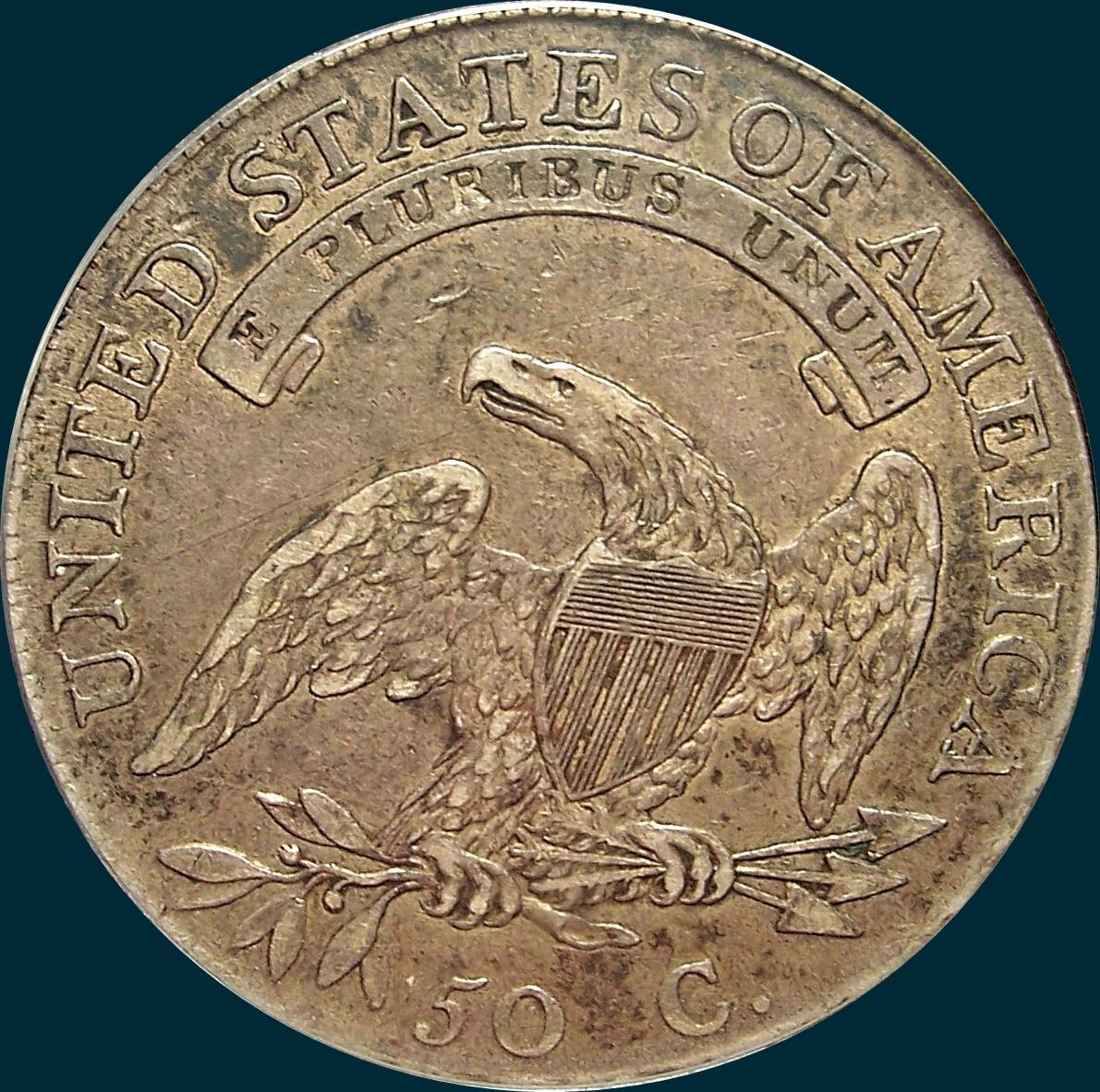 1808, O-108, Capped Bust, Half Dollar