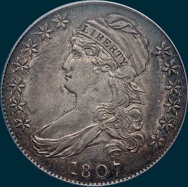 1807, O-111a, Capped Bust, Half dollar