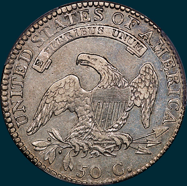 1814, O-101, 4 over 3, Capped Bust, Half Dollar