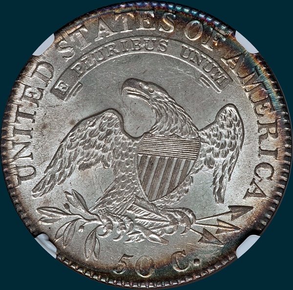 1818, O-102a, 8 over 7, Small 8, Capped Bust, Half Dollar