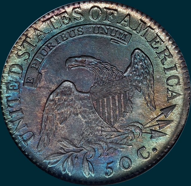 1818, O-109, Capped Bust, Half Dollar