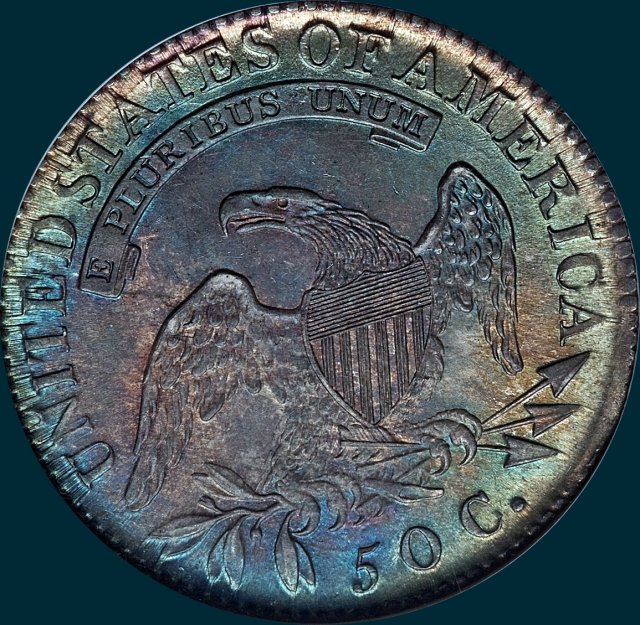 1818, O-109, Capped Bust, Half Dollar