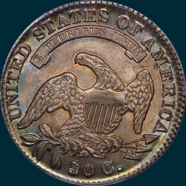 1830, O-119, Medium 0, Capped Bust, Half Dollar