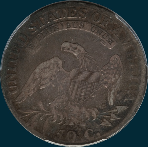 1813 O-109a, Single Leaf, Capped Bust Half Dollar