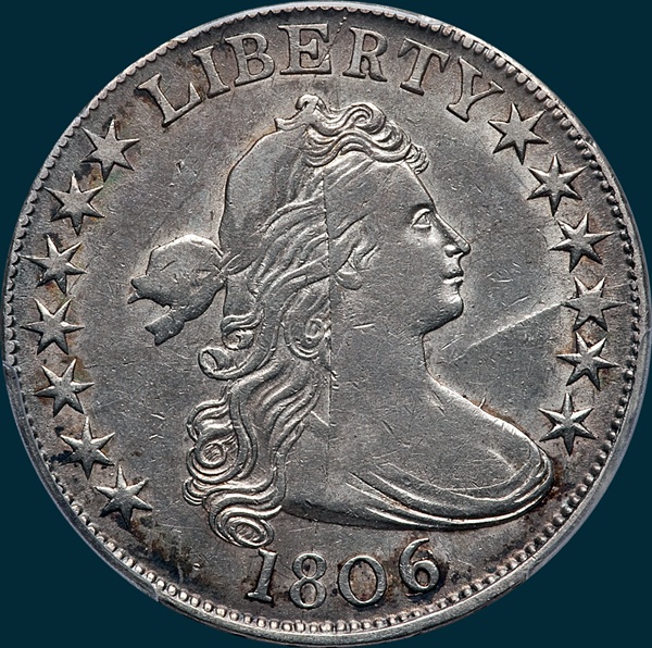 1806, O-112, Draped Bust, Half Dollar