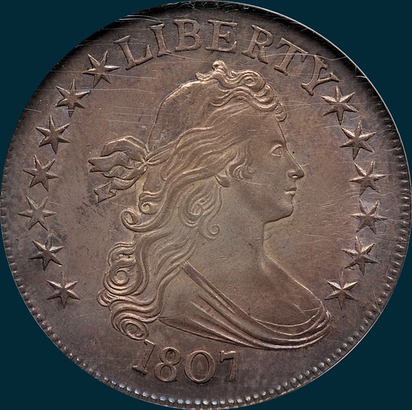 1807, O-102, Draped Bust, Half Dollar
