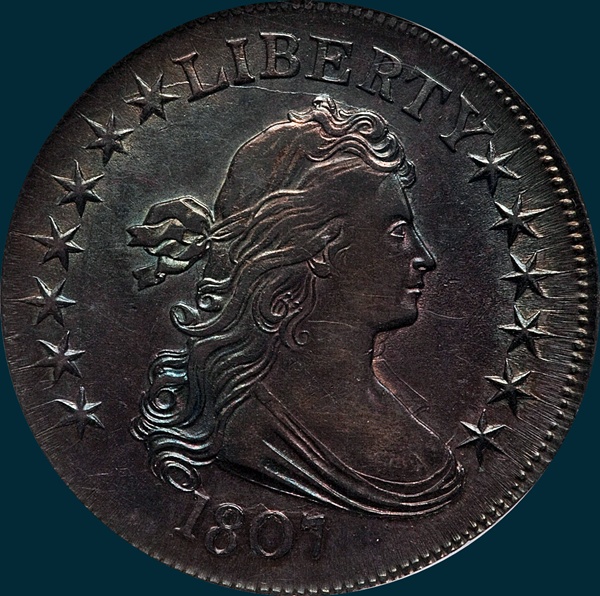 1807, O-103, Draped Bust, Half Dollar