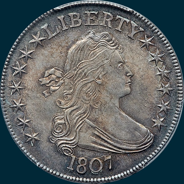 1807, O-105, Draped Bust, Half Dollar