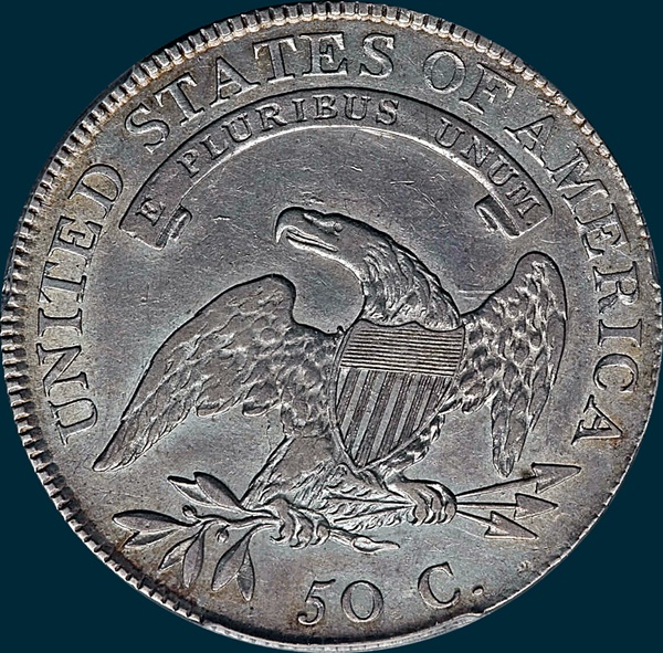 1808 O-102, Caped Bust Half Dollar