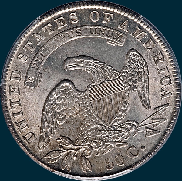 1835, O-107, Capped Bust, Half Dollar