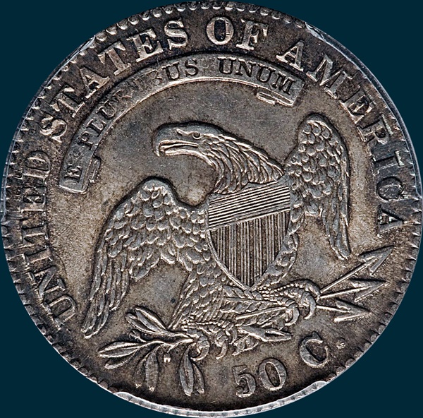 1831, O-104 capped bust half dollar