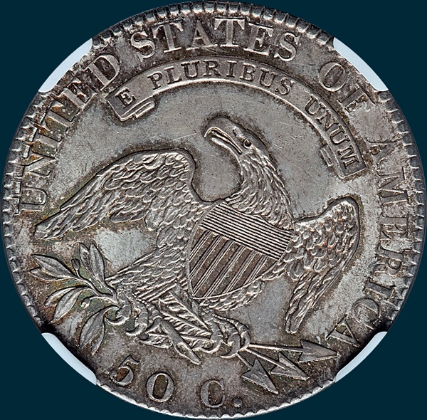 1819 O-111, Capped bust Half Dollar