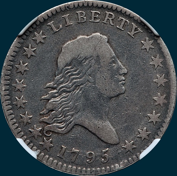 1795, O-101,  Flowing Hair, Half Dollar