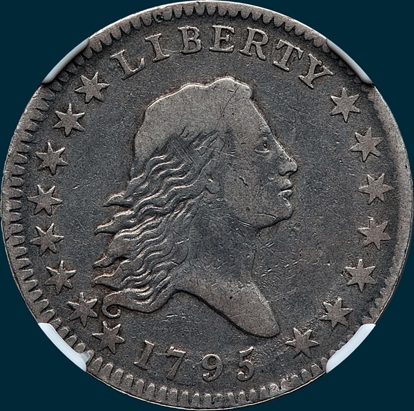 1795, O-101, Flowing Hair, Half Dollar