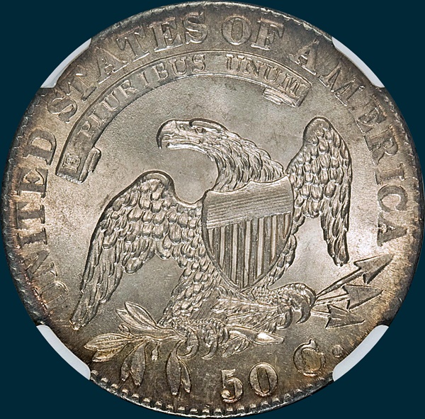 1832, O-108, Small Letters, Capped Bust, Half Dollar